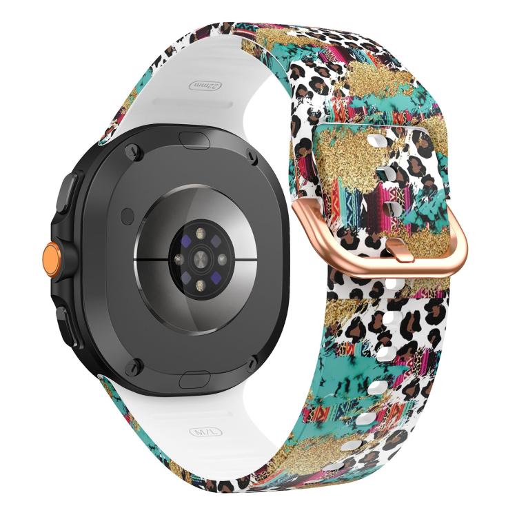 For Samsung Galaxy Watch8 / Watch8 Classic Printed Silicone Watch Band