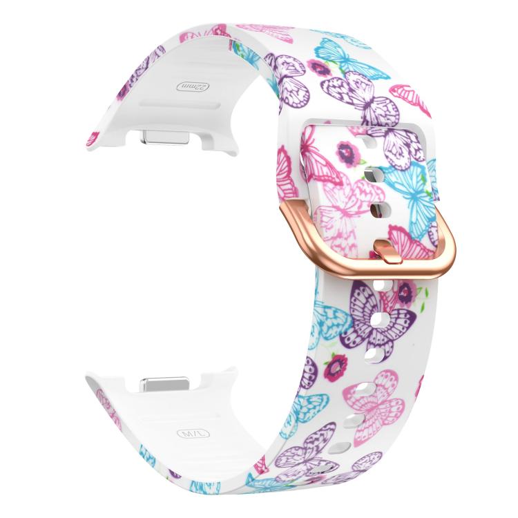 For Samsung Galaxy Watch8 / Watch8 Classic Printed Silicone Watch Band