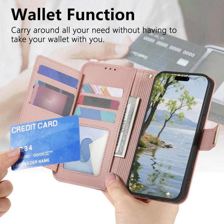 For Xiaomi 15T Pro Flowers Leaves Zipper Wallet Leather Phone Case with Strap