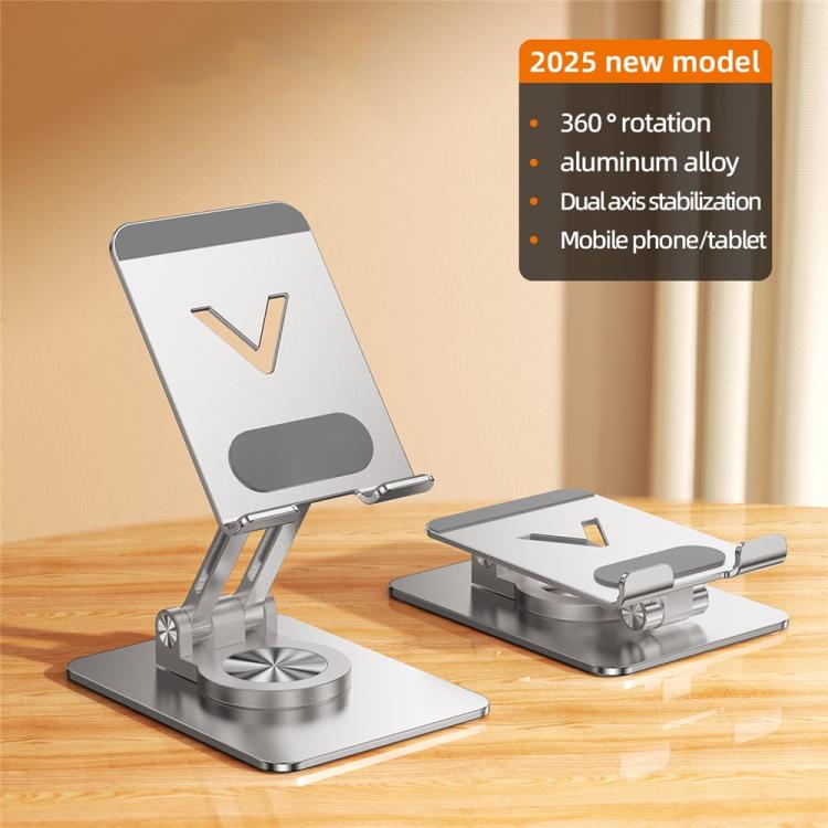 L11 Portable Foldable Rotating Aluminum Alloy Desktop Phone Tablet Holder