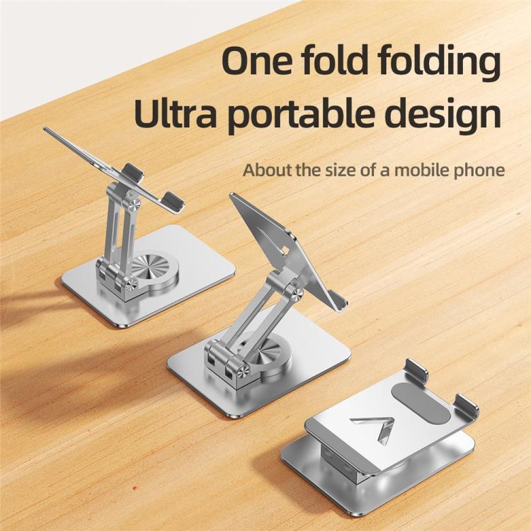 L11 Portable Foldable Rotating Aluminum Alloy Desktop Phone Tablet Holder
