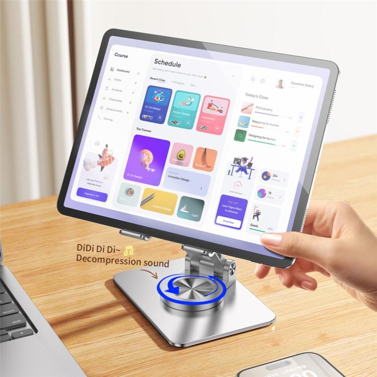L11 Portable Foldable Rotating Aluminum Alloy Desktop Phone Tablet Holder