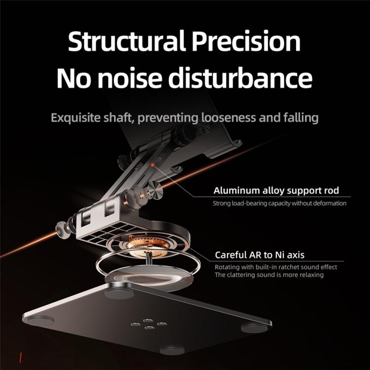 L11 Portable Foldable Rotating Aluminum Alloy Desktop Phone Tablet Holder