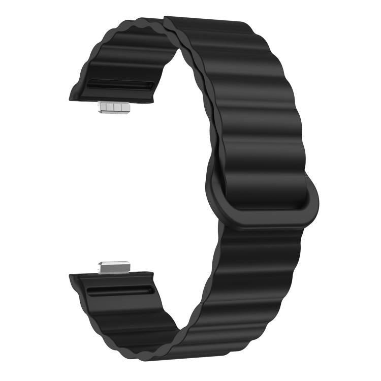 For Huawei Watch Fit 5 / Fit 5 Pro / Fit 4 Wave Magnetic Silicone Watch Band