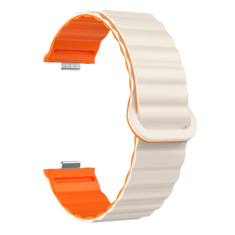 For Huawei Watch Fit 5 / Fit 5 Pro / Fit 4 Wave Magnetic Silicone Watch Band