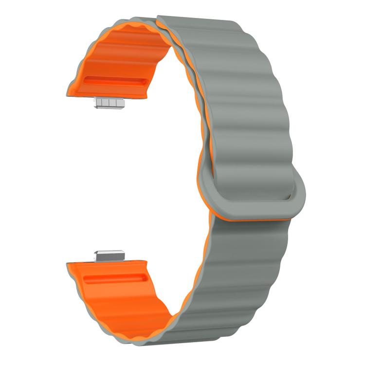 For Huawei Watch Fit 5 / Fit 5 Pro / Fit 4 Wave Magnetic Silicone Watch Band