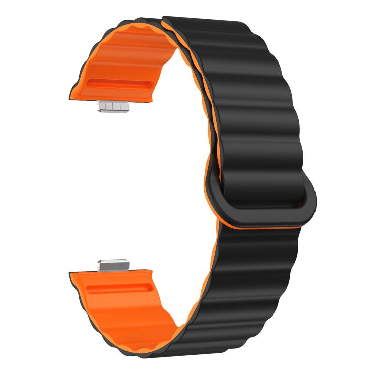 For Huawei Watch Fit 5 / Fit 5 Pro / Fit 4 Wave Magnetic Silicone Watch Band
