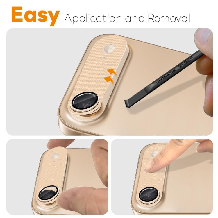 For iPhone Air NORTHJO CD Vein Camera Lens Protector Tempered Glass Rear Lens Film