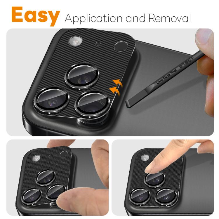 For iPhone 17 Pro NORTHJO CD Vein Camera Lens Protector Tempered Glass Rear Lens Film