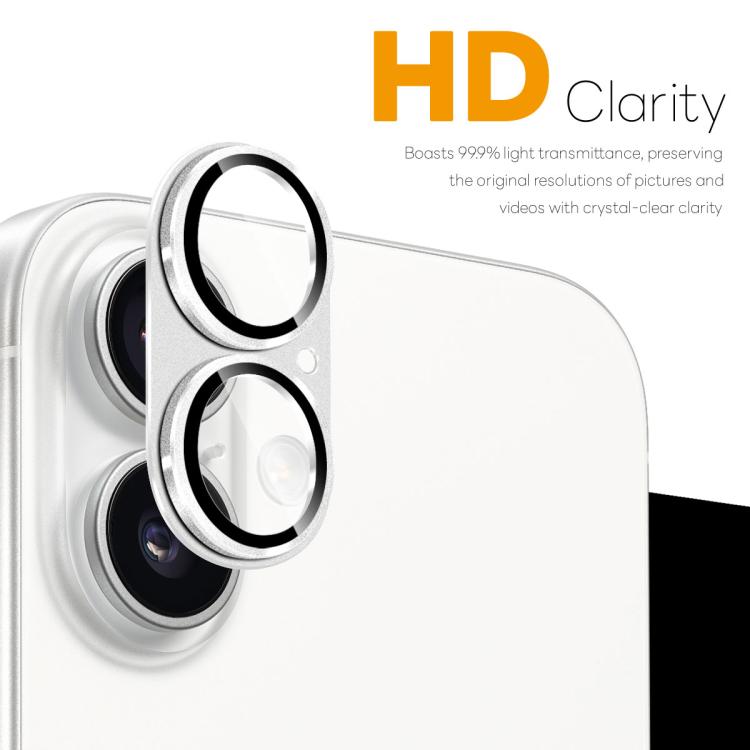 For iPhone 17 NORTHJO Matte Camera Lens Metal Protector Tempered Glass Rear Lens Film