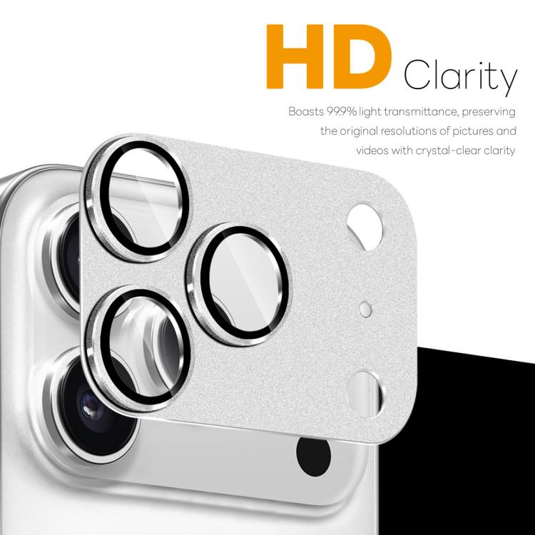 For iPhone 17 Pro Max NORTHJO Matte Camera Lens Metal Protector Tempered Glass Rear Lens Film