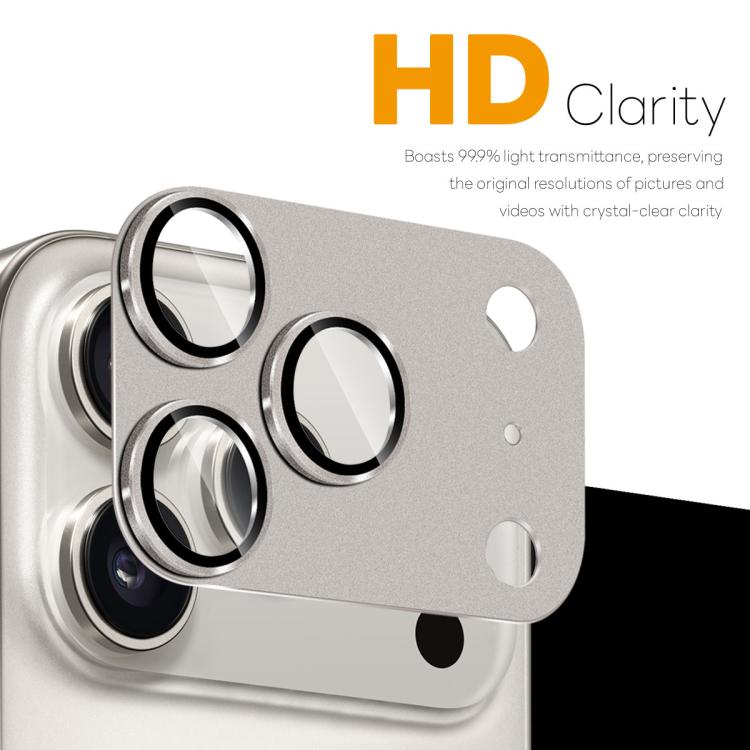 For iPhone 17 Pro Max NORTHJO Matte Camera Lens Metal Protector Tempered Glass Rear Lens Film
