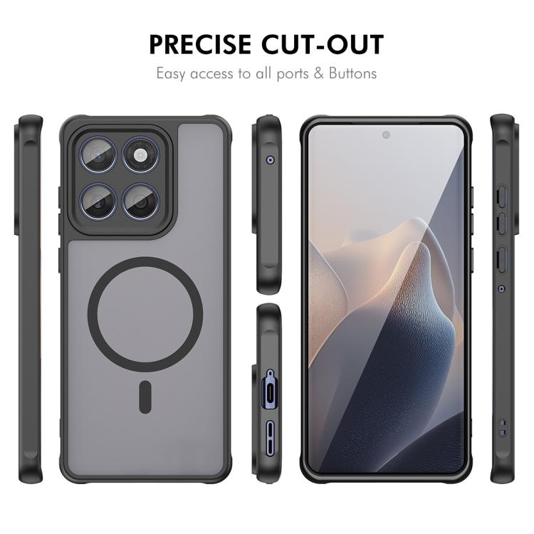 For Motorola Edge 60 Fusion / 60 / 60s ENKAY Hat-Prince MagSafe Matte Translucent Shockproof Phone Case with Soft Hydrogel Film