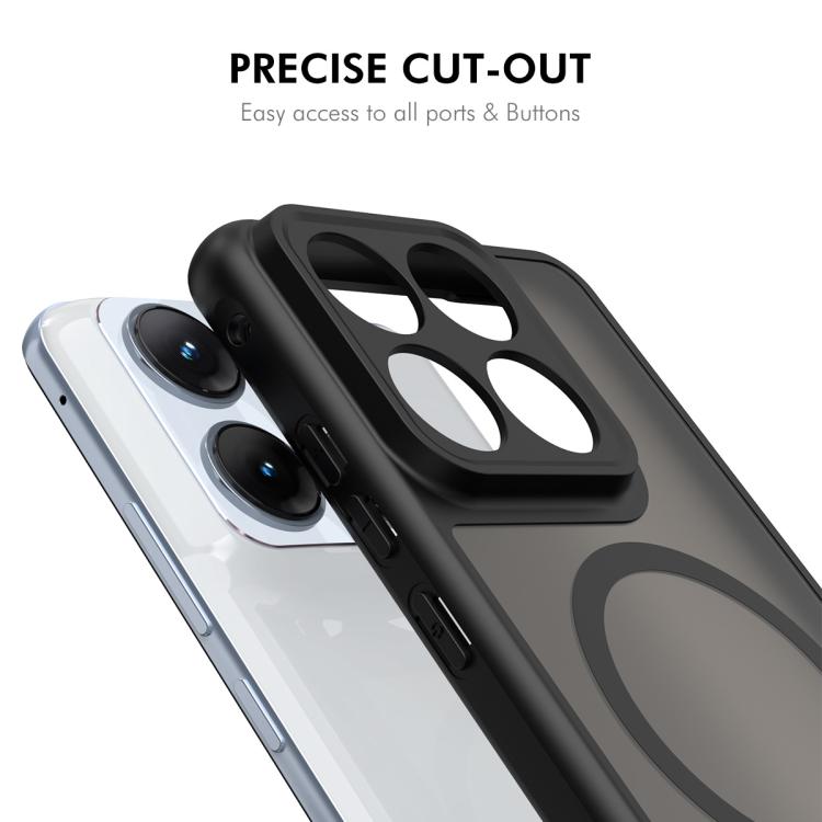 For Motorola Edge 70 Fusion / 70 Fusion+ ENKAY Hat-Prince MagSafe Matte Translucent Shockproof Phone Case with Soft Hydrogel Film
