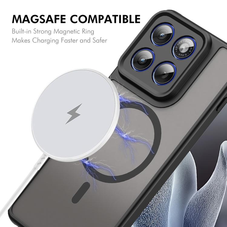 For Motorola Edge 70 ENKAY Hat-Prince MagSafe Matte Translucent Shockproof Phone Case with Large Arc Edge Film
