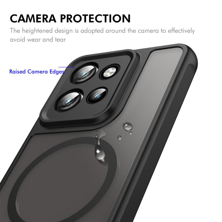For Motorola Edge 60 Neo ENKAY Hat-Prince MagSafe Matte Translucent Shockproof Phone Case with Large Arc Edge Film
