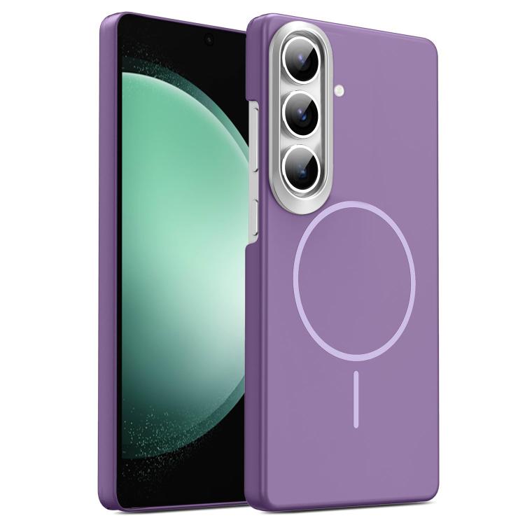 For Samsung Galaxy S23 FE 5G Gold Armor PC Thin Circle MagSafe Shockproof Phone Case