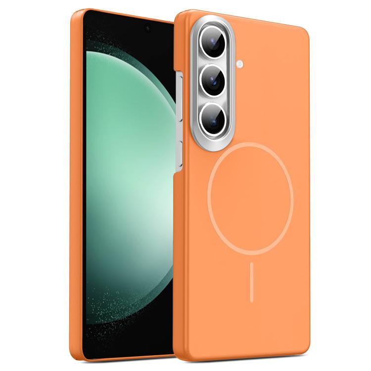 For Samsung Galaxy S23 FE 5G Gold Armor PC Thin Circle MagSafe Shockproof Phone Case