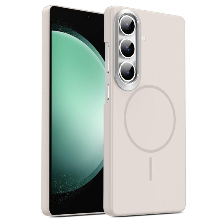 For Samsung Galaxy S23 FE 5G Gold Armor PC Thin Circle MagSafe Shockproof Phone Case