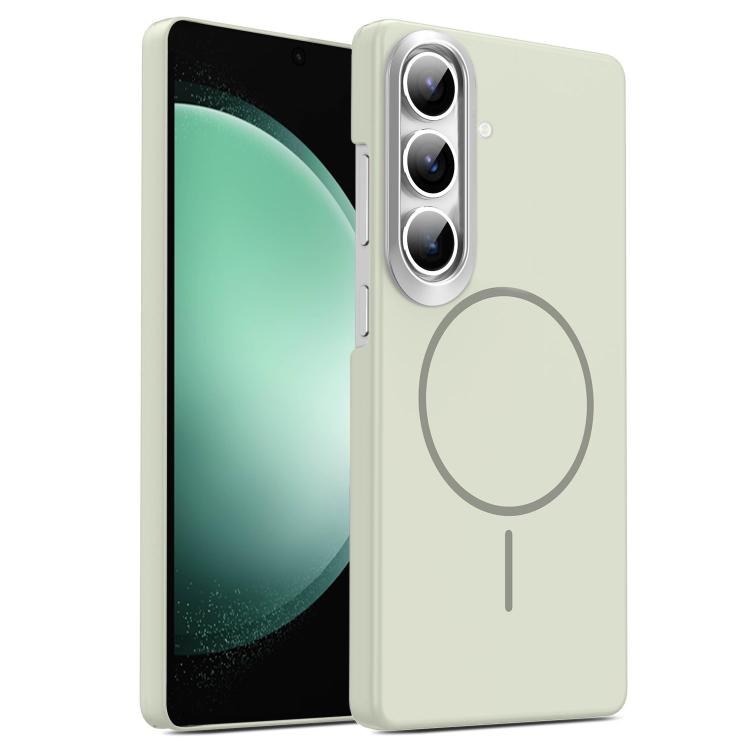 For Samsung Galaxy S23 FE 5G Gold Armor PC Thin Circle MagSafe Shockproof Phone Case