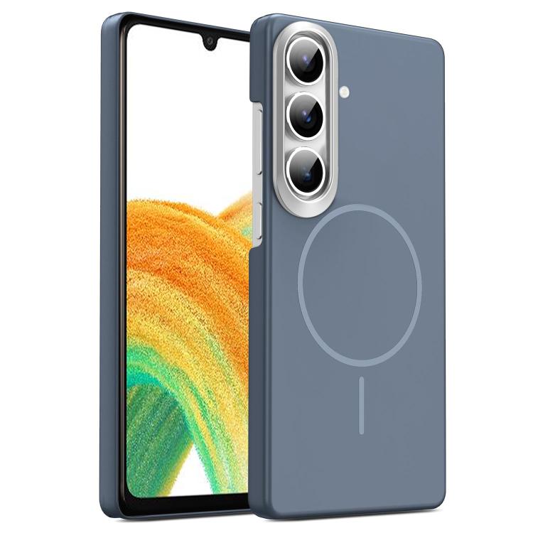 For Samsung Galaxy A34 5G Gold Armor PC Thin Circle MagSafe Shockproof Phone Case