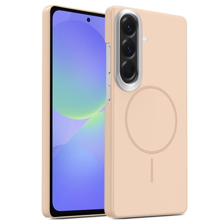 For Samsung Galaxy A36 5G Gold Armor PC Thin Circle MagSafe Shockproof Phone Case