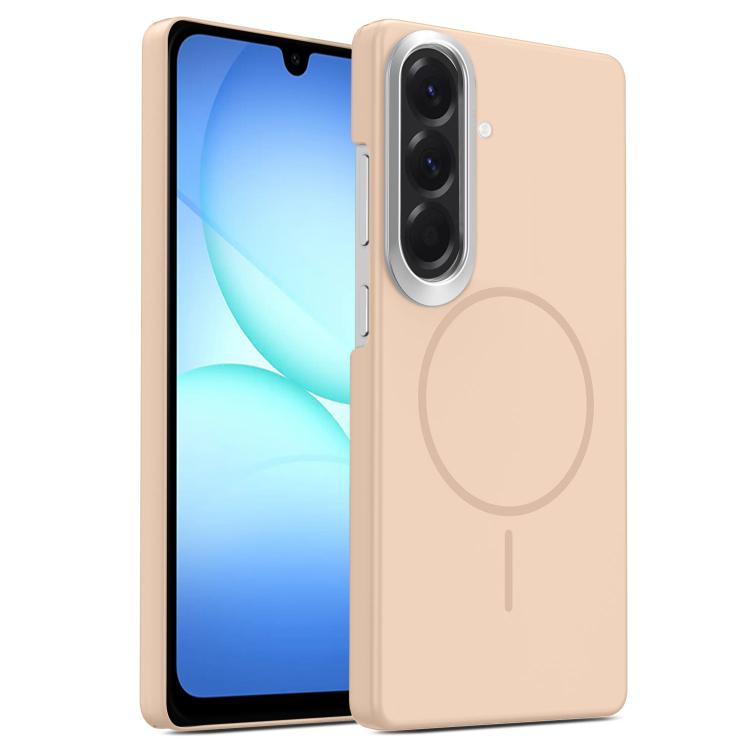 For Samsung Galaxy A17 5G Gold Armor PC Thin Circle MagSafe Shockproof Phone Case