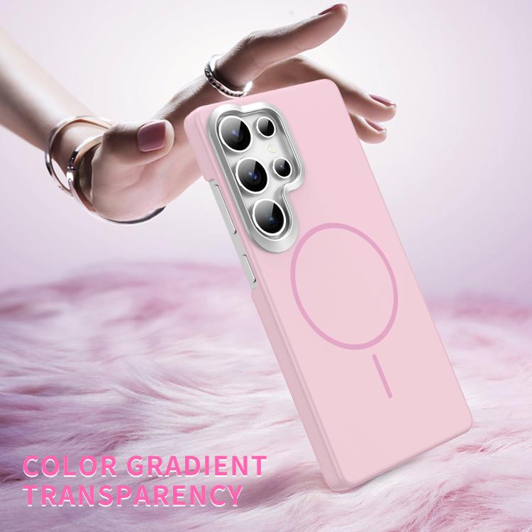 For Samsung Galaxy A53 5G Gold Armor PC Thin Circle MagSafe Shockproof Phone Case