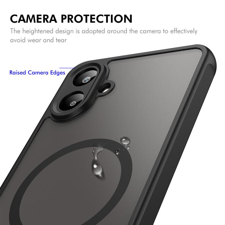 For Samsung Galaxy A07 4G ENKAY Hat-Prince MagSafe Matte Translucent Shockproof Phone Case with Large Arc Edge Film