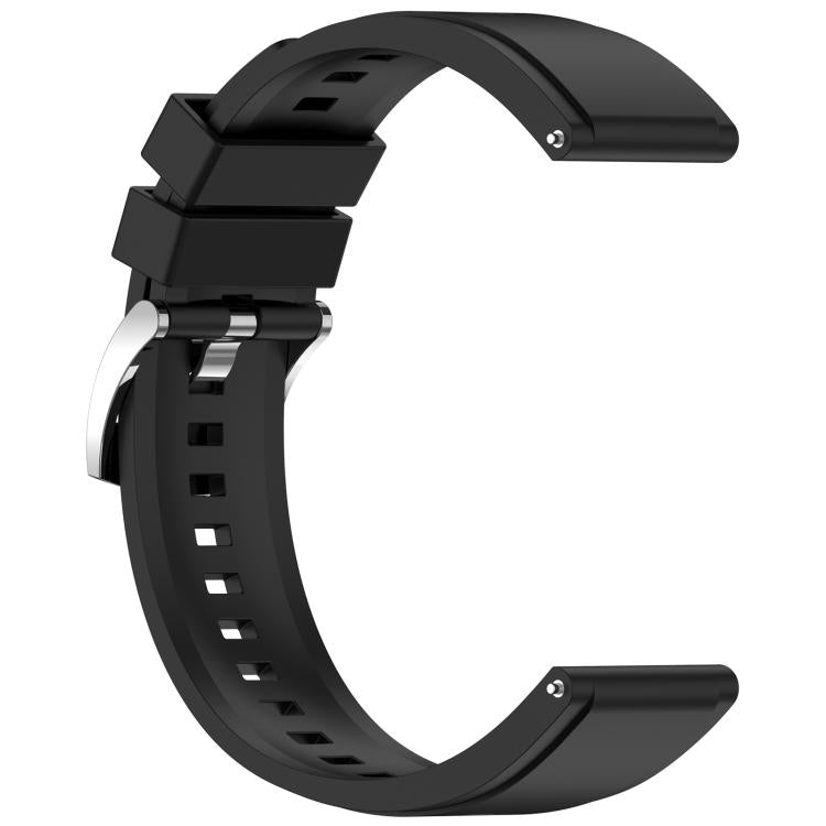 22mm Press Button Quick Release Solid Color Silicone Watch Band
