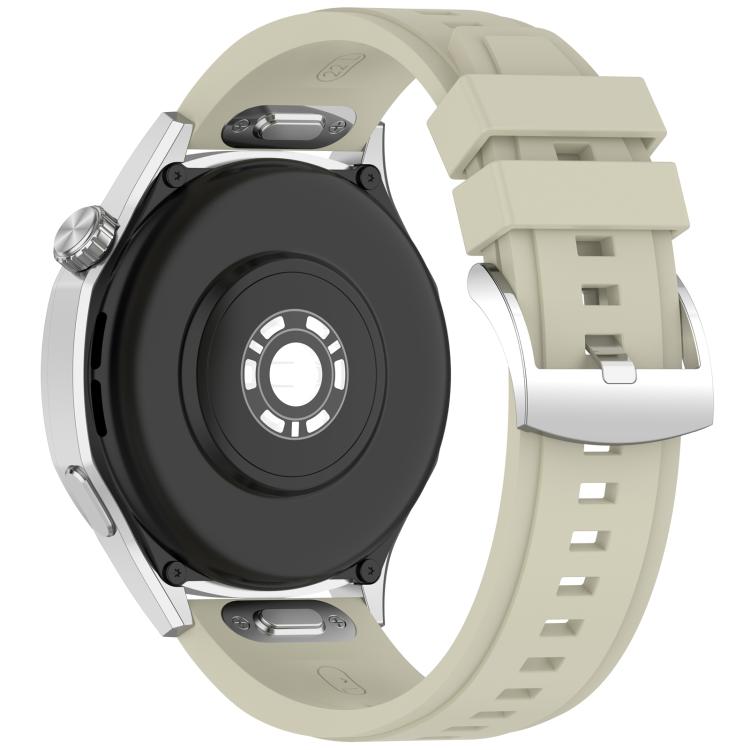 22mm Press Button Quick Release Solid Color Silicone Watch Band