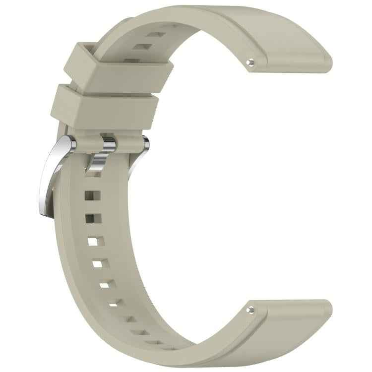 22mm Press Button Quick Release Solid Color Silicone Watch Band