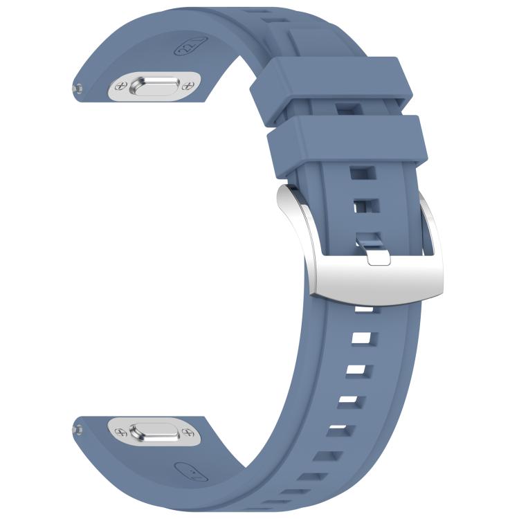 22mm Press Button Quick Release Solid Color Silicone Watch Band