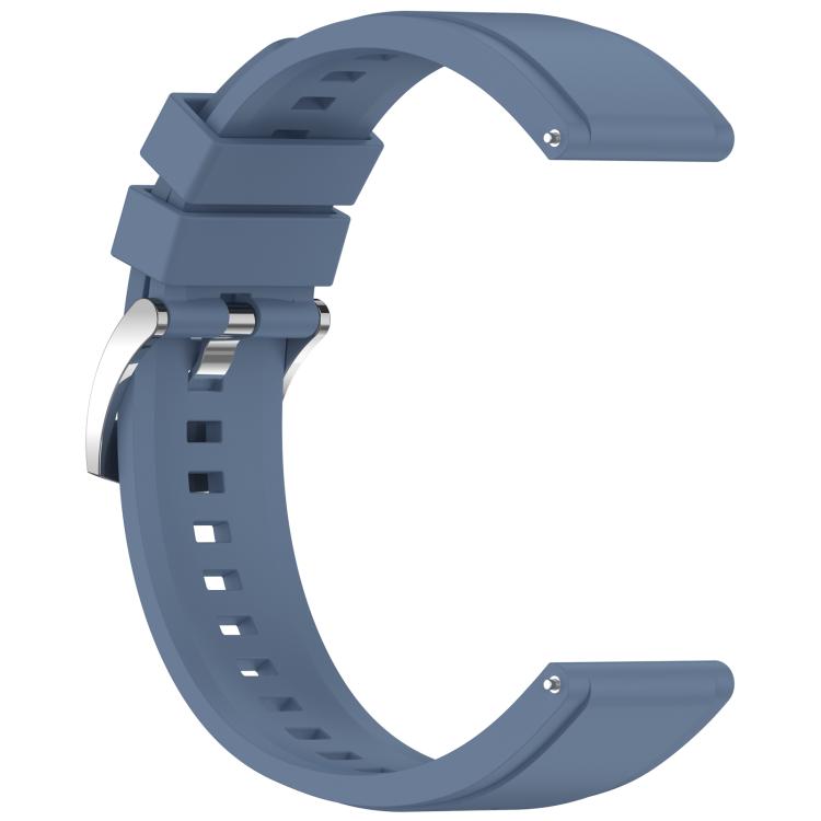 22mm Press Button Quick Release Solid Color Silicone Watch Band