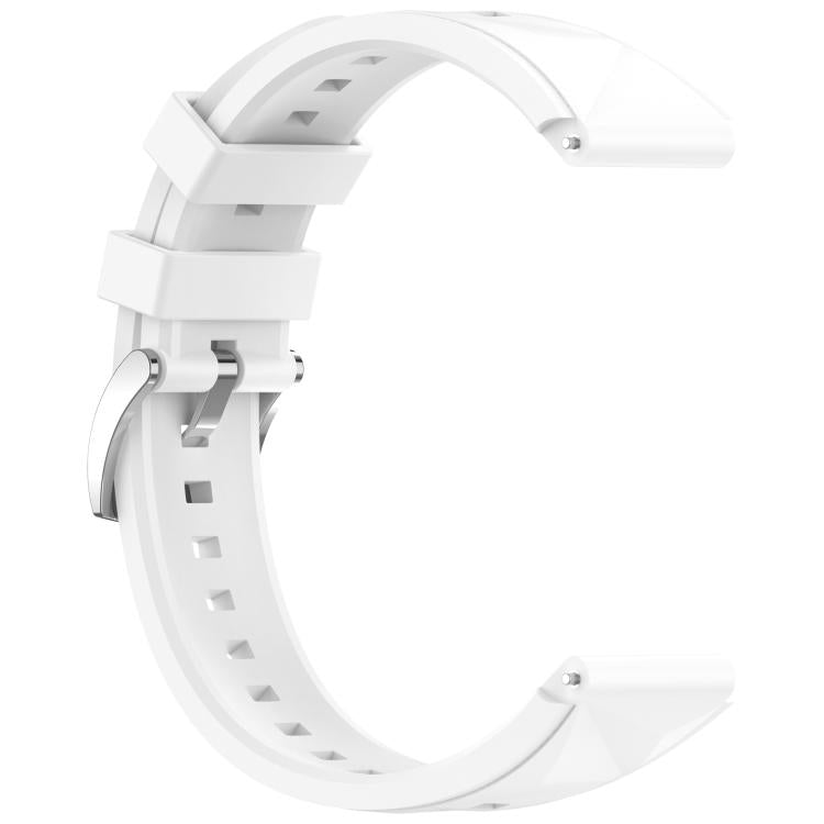 18mm Ice Crystal Texture Press Button Quick Release Silicone Watch Band