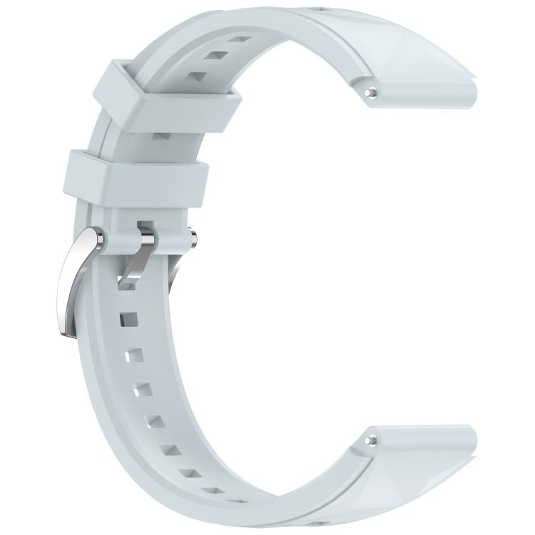 18mm Ice Crystal Texture Press Button Quick Release Silicone Watch Band