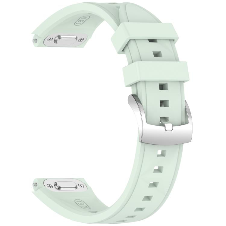 18mm Ice Crystal Texture Press Button Quick Release Silicone Watch Band