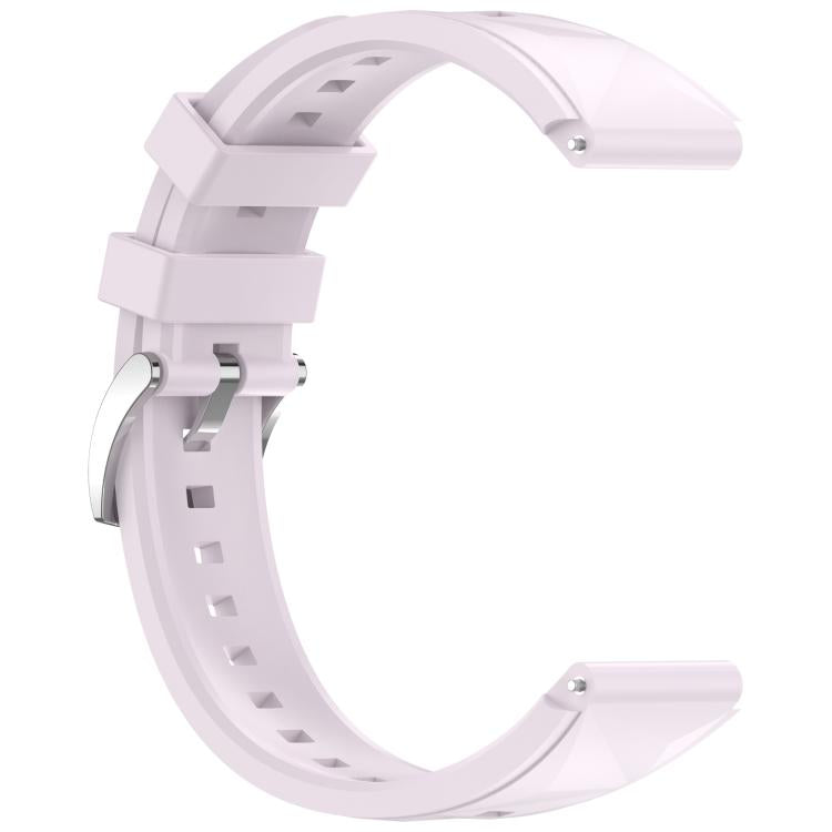 18mm Ice Crystal Texture Press Button Quick Release Silicone Watch Band