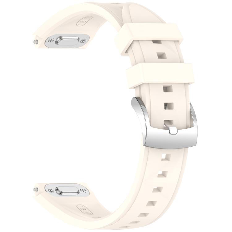 18mm Ice Crystal Texture Press Button Quick Release Silicone Watch Band