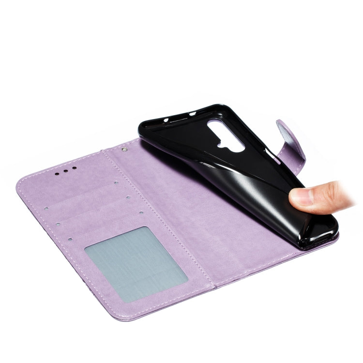 Mandala Embossing Pattern Horizontal Flip Leather Case for Huawei Honor 20 , with Holder & Card Slots & Wallet & Photo Frame &  Lanyard