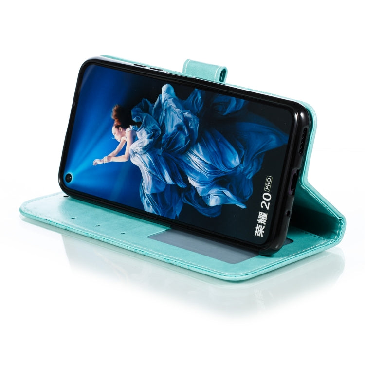 Mandala Embossing Pattern Horizontal Flip Leather Case for Huawei Honor 20 Pro, with Holder & Card Slots & Wallet & Photo Frame &  Lanyard