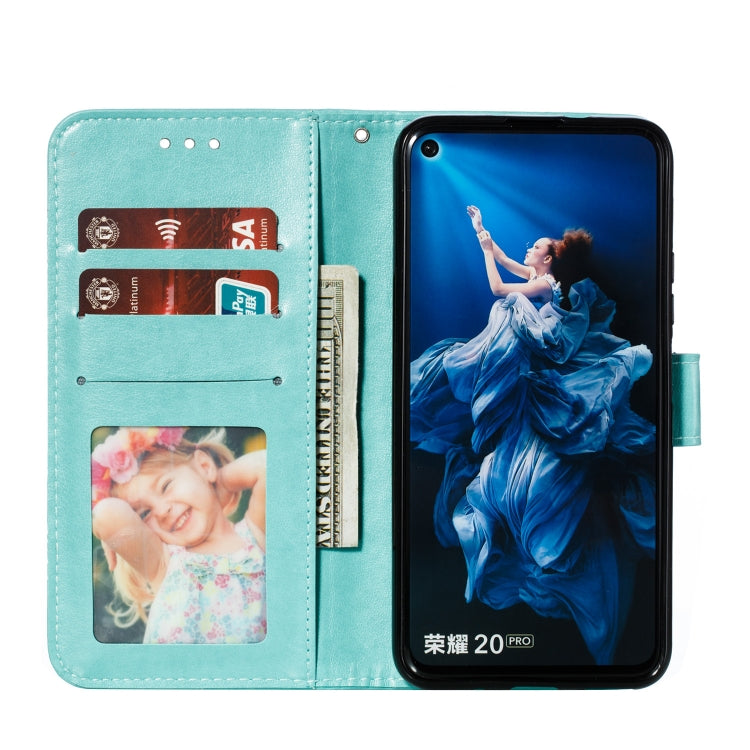 Mandala Embossing Pattern Horizontal Flip Leather Case for Huawei Honor 20 Pro, with Holder & Card Slots & Wallet & Photo Frame &  Lanyard