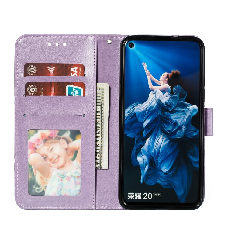 Mandala Embossing Pattern Horizontal Flip Leather Case for Huawei Honor 20 Pro, with Holder & Card Slots & Wallet & Photo Frame &  Lanyard