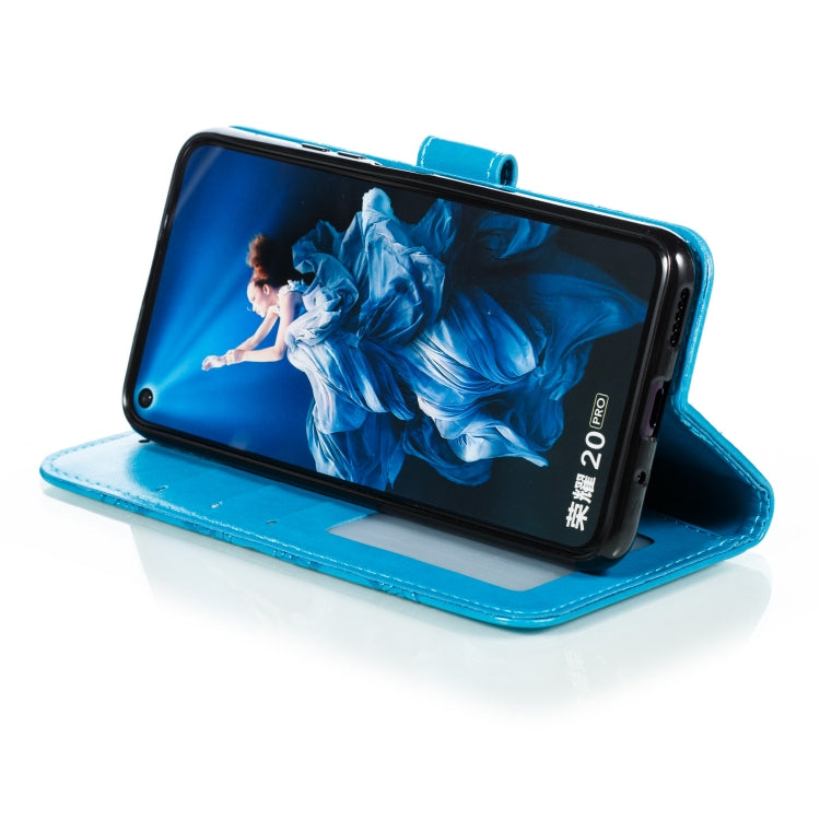 Mandala Embossing Pattern Horizontal Flip Leather Case for Huawei Honor 20 Pro, with Holder & Card Slots & Wallet & Photo Frame &  Lanyard