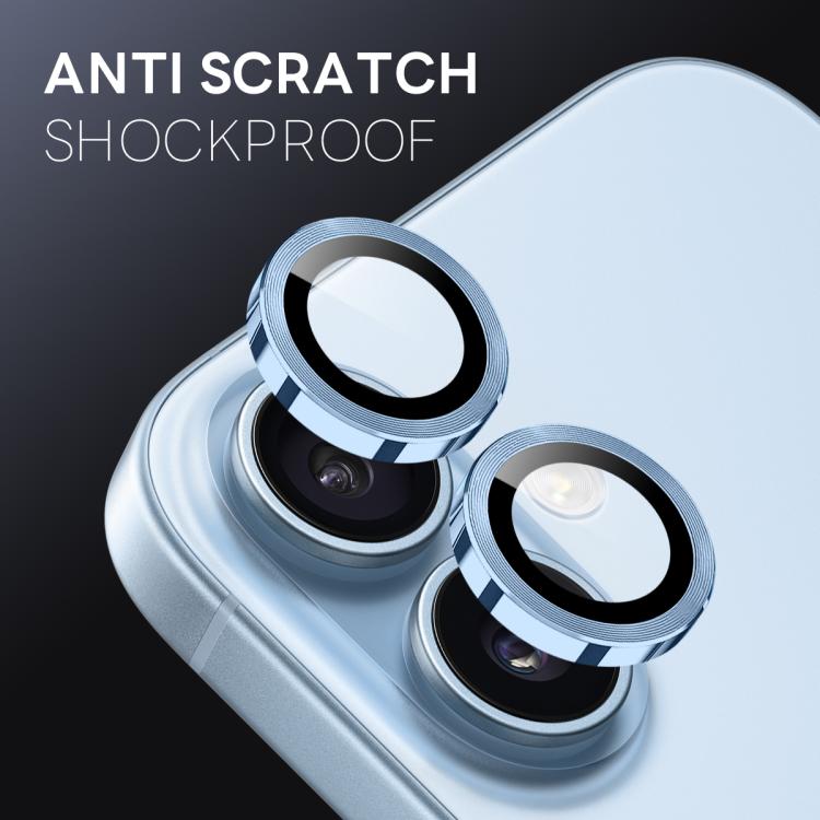 For iPhone 17 NORTHJO Camera Lens Protector CD Metal Ring Tempered Glass Film