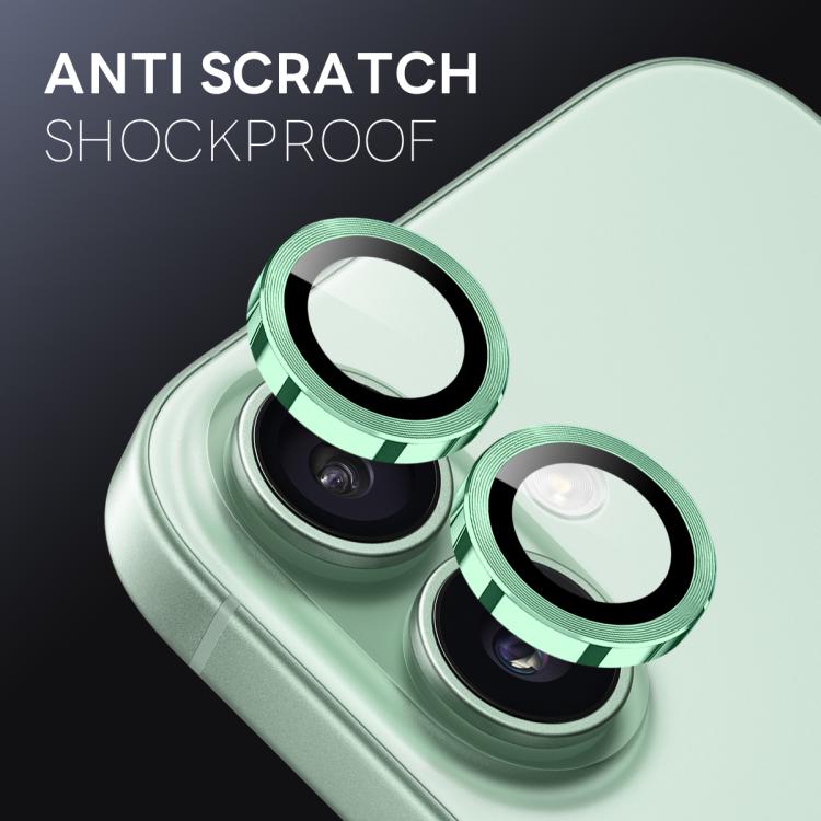 For iPhone 17 NORTHJO Camera Lens Protector CD Metal Ring Tempered Glass Film