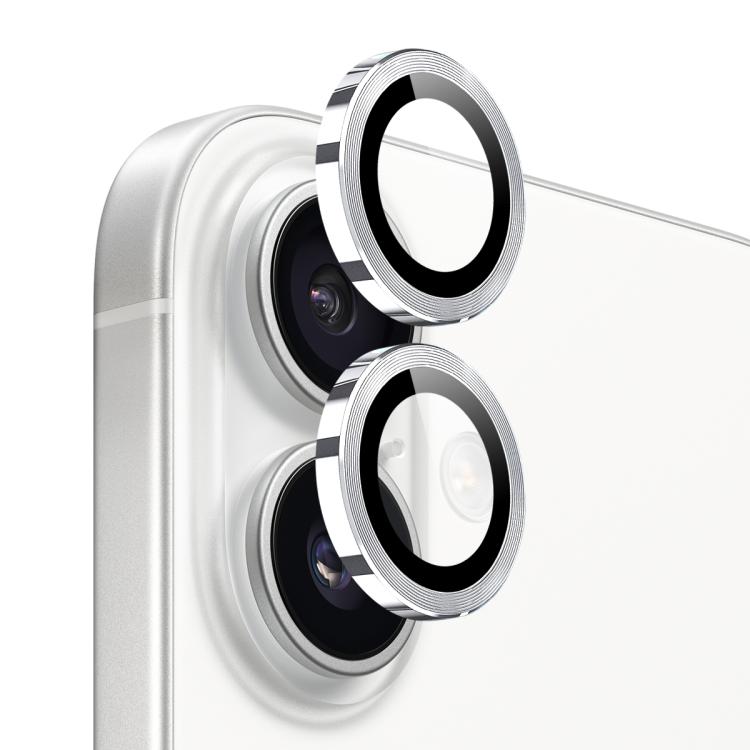 For iPhone 17 NORTHJO Camera Lens Protector CD Metal Ring Tempered Glass Film