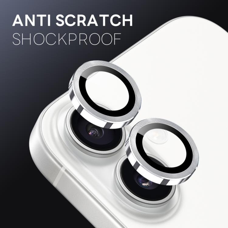 For iPhone 17 NORTHJO Camera Lens Protector CD Metal Ring Tempered Glass Film