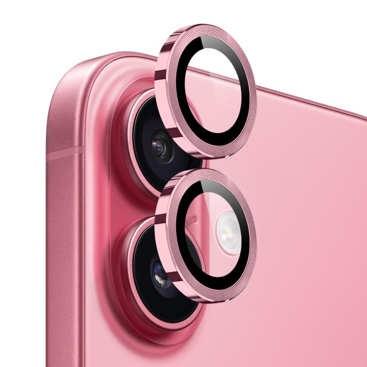 For iPhone 17 NORTHJO Camera Lens Protector CD Metal Ring Tempered Glass Film