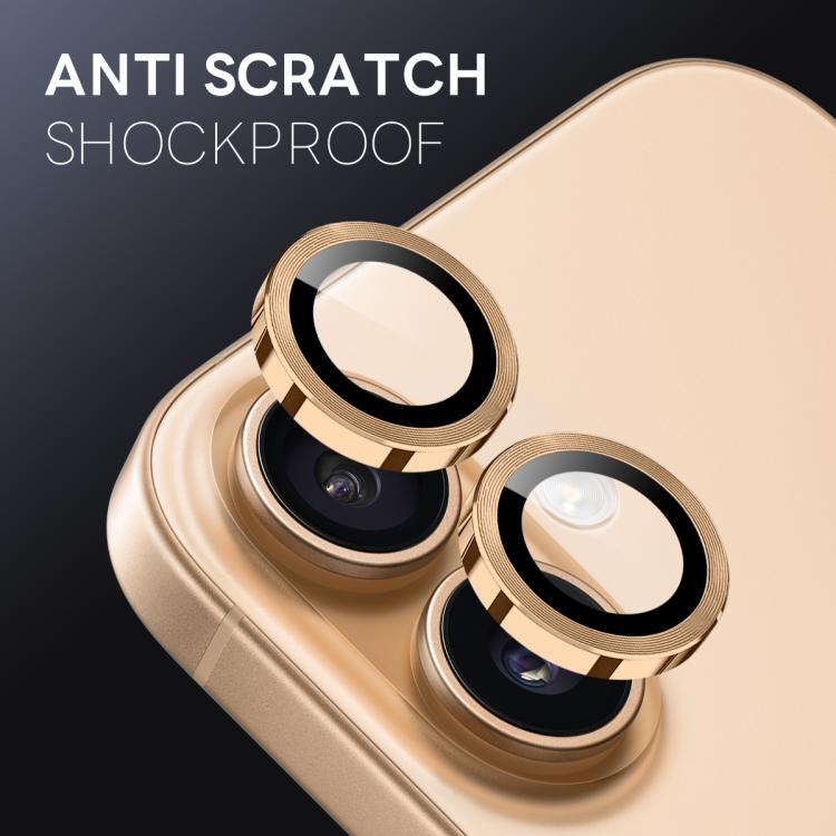 For iPhone 17 NORTHJO Camera Lens Protector CD Metal Ring Tempered Glass Film